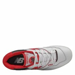 New Balance Men's 550 In White With Team Red -High Top Sales nb bb550se1 1596 3 1100x
