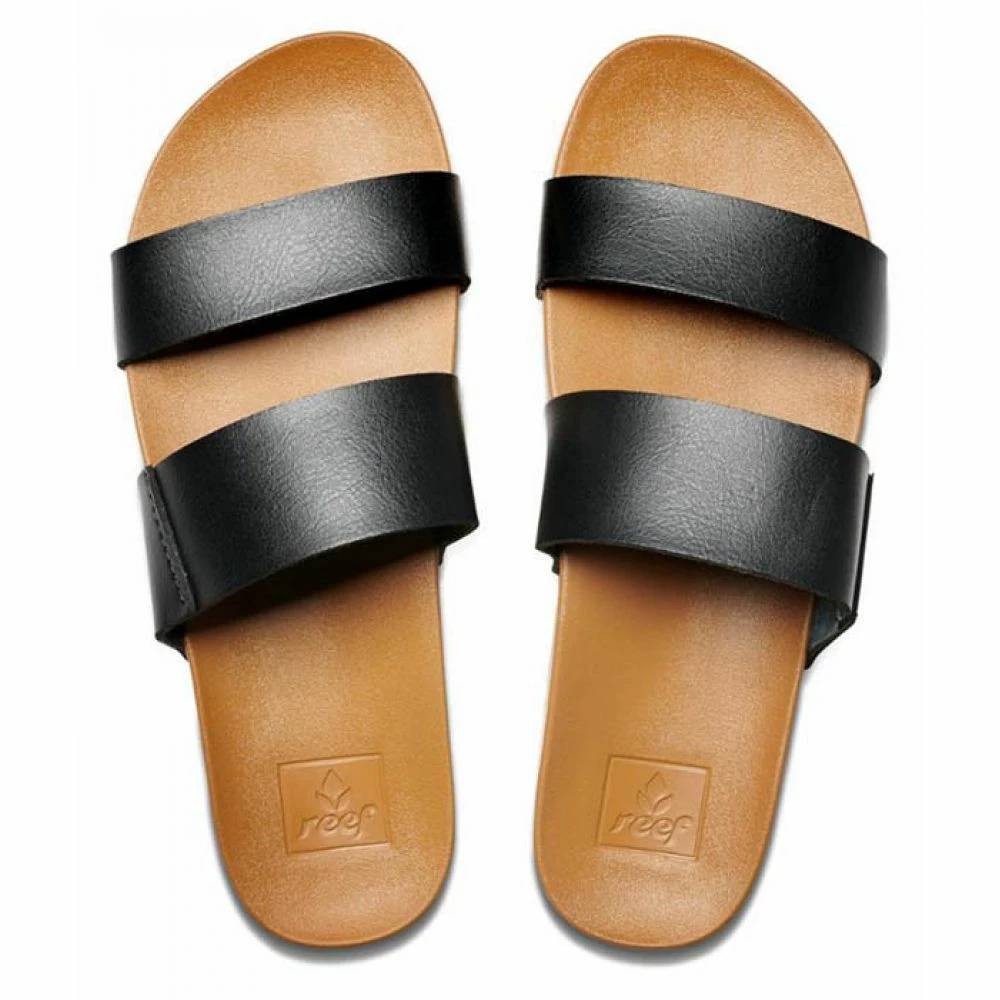 Reef Women's Cushion Bounce Vista In Black/Natura 3 Reef Women's Cushion Bounce Vista In Black/Natura