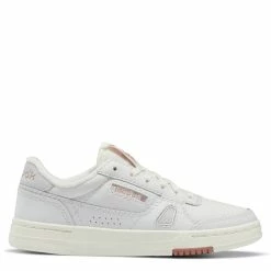 Reebok Women's LT Court In Cold Grey/Canyon Coral/Chalk