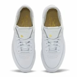 Reebok Women's Club C Clean In Cold Grey/Ftwr White/Quartz Glow -High Top Sales rb gx3692 1083 3 1100x