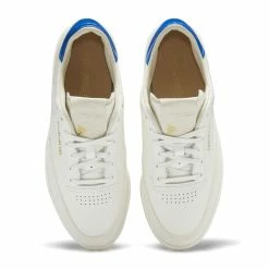 Reebok Women's Club C Clean In Chalk/Chalk/Vector Blue -High Top Sales rb gy1384 1115 3 1100x