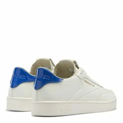 Reebok Women's Club C Clean In Chalk/Chalk/Vector Blue -High Top Sales rb gy1384 1115 4 1100x