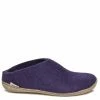 Glerups Women's Open Heel Leather Sole In Purple