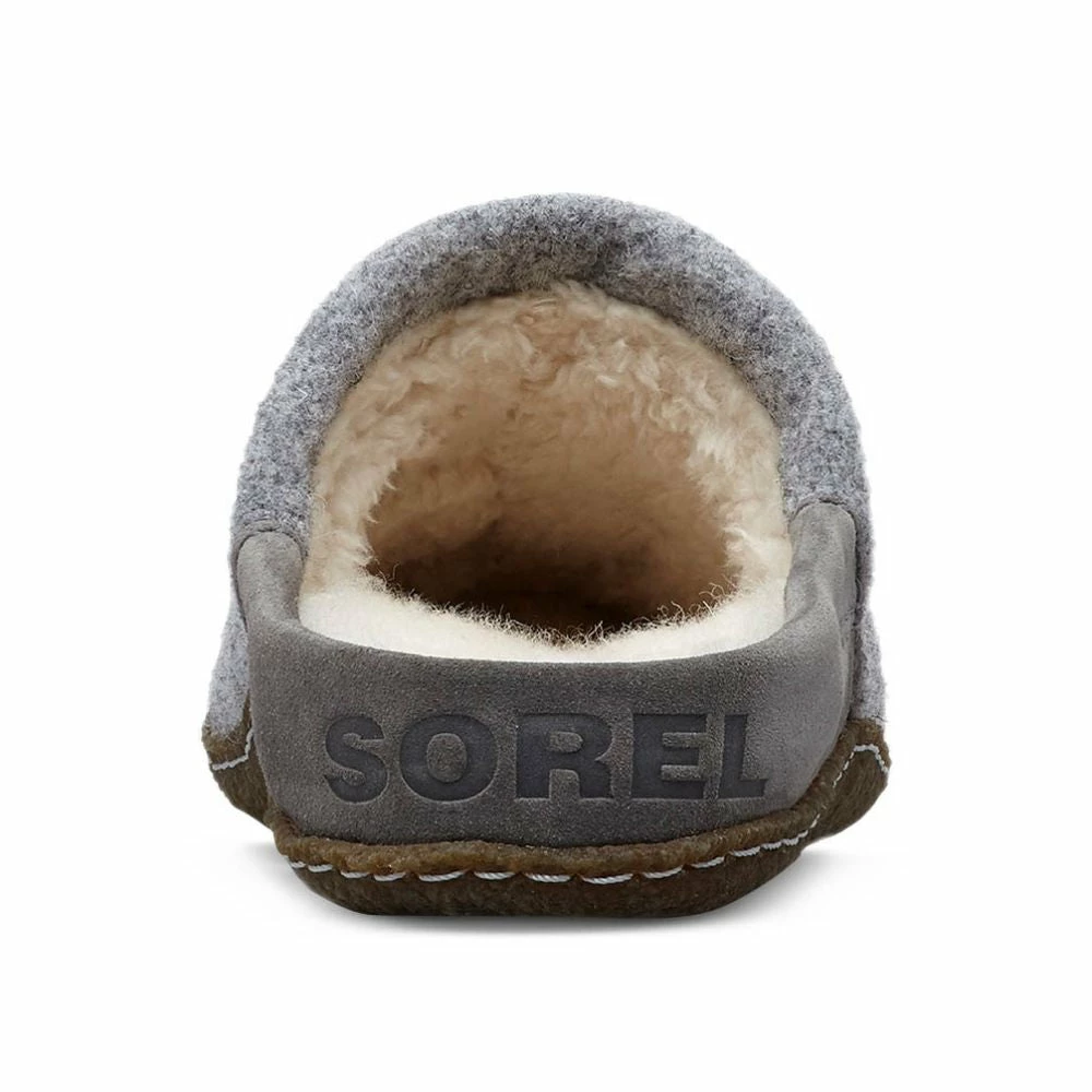 Sorel Women's Nakiska Scuff Slipper In Quarry/Natural 5 Sorel Women's Nakiska Scuff Slipper In Quarry/Natural - Image 3