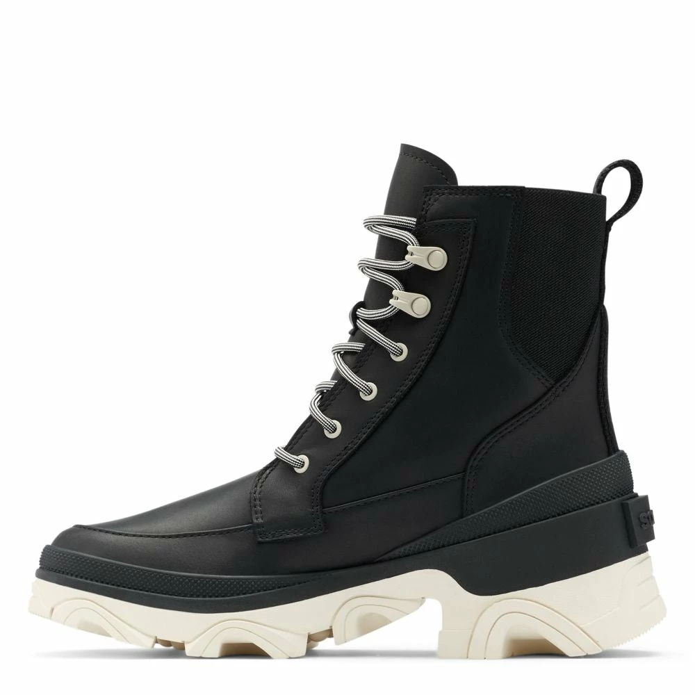 Sorel Women's Brex Lace Bootie In Black/Chalk 5 Sorel Women's Brex Lace Bootie In Black/Chalk - Image 3