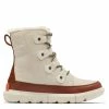 Sorel Women's Explorer II Joan Boot In Chalk/Wood -High Top Sales so 1951631191 2113 1 1100x