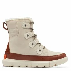 Sorel Women's Explorer II Joan Boot In Chalk/Wood
