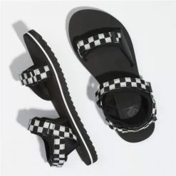 Vans Women's Checkerboard Tri-Lock In Black/White -High Top Sales v n vn0a4u235gx 3 1100x