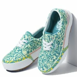 Vans Women's Era Stacked In Wavy Daze Tile Blue -High Top Sales vn 0a4btoce5 4250 4 1100x