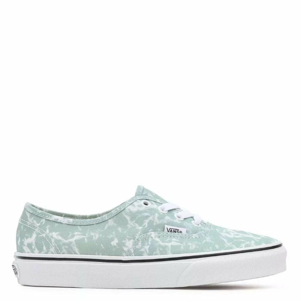 Vans Women's Washes Authentic In Caledon Green/True White 3 Vans Women's Washes Authentic In Caledon Green/True White