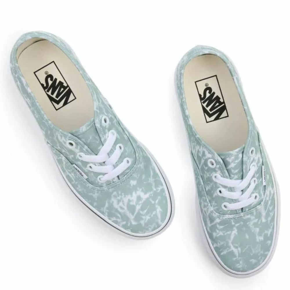 Vans Women's Washes Authentic In Caledon Green/True White 4 Vans Women's Washes Authentic In Caledon Green/True White - Image 2
