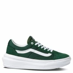 Vans Old Skool Over In Dark Green/White