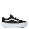 Vans Women's Old Skool Stackform In Suede/Canvas Black/True White -High Top Sales vn 0a7q5m6bt 4230 1 1100x