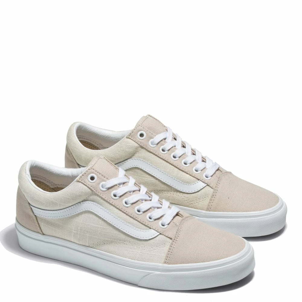 Vans Summer Linen Old Skool In Natural 4 Vans Summer Linen Old Skool In Natural - Image 2