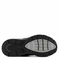 New Balance Women's Made In US 990v5 In Black With Silver -High Top Sales w990bk5 4 1100x