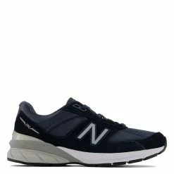 New Balance Women's Made In US 990v5 In Navy With Silver