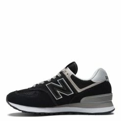 New Balance Women's 574v3 In Black With White -High Top Sales wl574evb 3 1100x