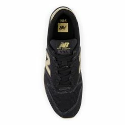 New Balance Women's 996v2 In Black With Gold And Magnet -High Top Sales wl996ce2 4 1100x