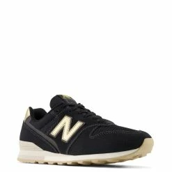 New Balance Women's 996v2 In Black With Gold And Magnet -High Top Sales wl996ce2 5 1100x